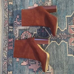 Express faux suede boots